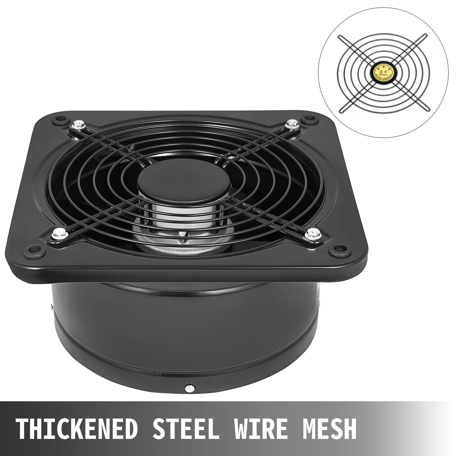 Industrial Ventilation Extractor Metal Axial Exhaust Commercial 12 inch Air Blower Fan 250MM opening exhaust fan 2800 RPM Low Noise Stable Running - Image 5