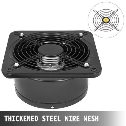 Industrial Ventilation Extractor Metal Axial Exhaust Commercial 12 inch Air Blower Fan 250MM opening exhaust fan 2800 RPM Low Noise Stable Running - Image 5