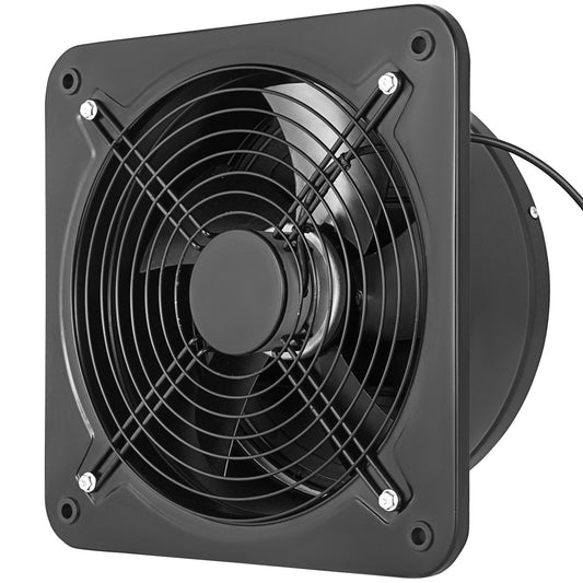 12 Inch Industrial Ventilation Extractor ventilation fan commercial air blower fan Metal Axial Exhaust 300MM Air Puller Fan (300MM/12 Inch)