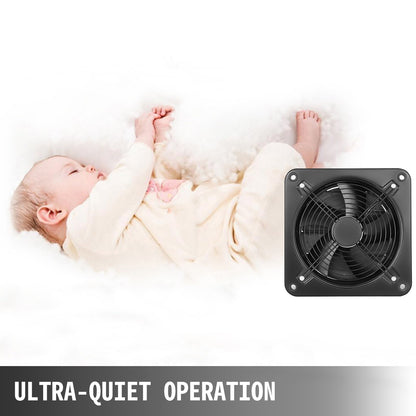 12 Inch Industrial Ventilation Extractor ventilation fan commercial air blower fan Metal Axial Exhaust 300MM Air Puller Fan (300MM/12 Inch) - Image 4