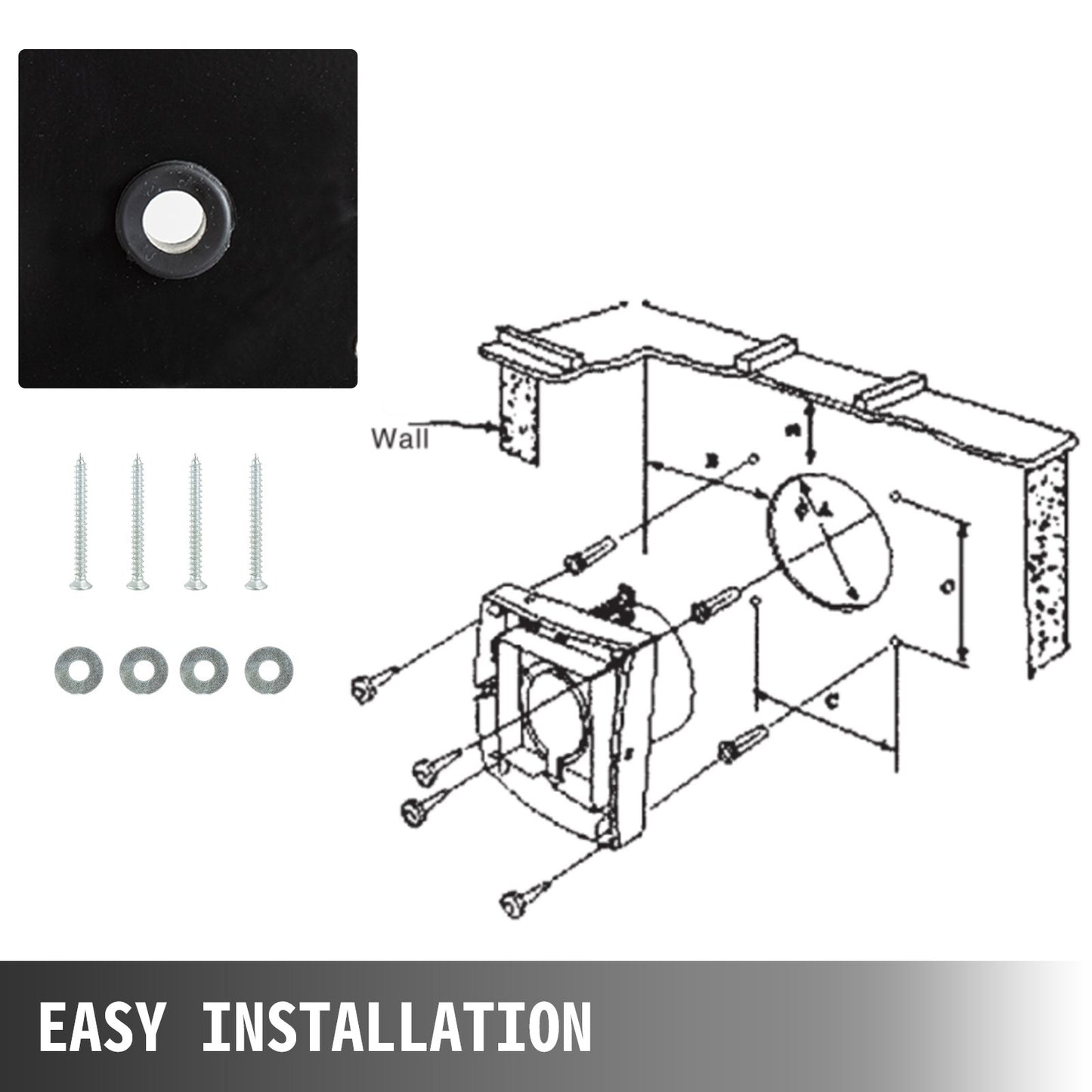 12 Inch Industrial Ventilation Extractor ventilation fan commercial air blower fan Metal Axial Exhaust 300MM Air Puller Fan (300MM/12 Inch) - Image 6
