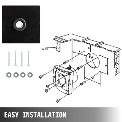 12 Inch Industrial Ventilation Extractor ventilation fan commercial air blower fan Metal Axial Exhaust 300MM Air Puller Fan (300MM/12 Inch) - Image 6