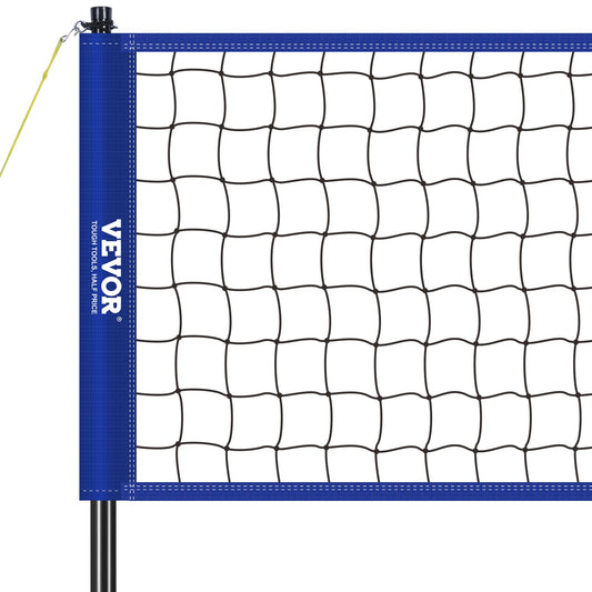 Outdoor Portable Volleyball Net System, Adjustable Height Steel Poles, Professional Volleyball Set with PVC Volleyball, Pump, Carrying Bag, Heavy Duty Volleyball Net for Backyard, Beach, Lawn