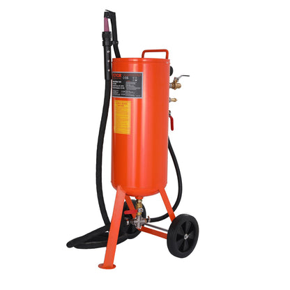 10 Gallon Heavy-Duty Sand Blaster, 60-110 PSI High Pressure Sandblaster, Portable Abrasive Blasting Tank, Air Sand Blasting Kit with 2 Ceramic Nozzles & 7.5ft Hose for Stain, Rust, Paint Removal - Image 9