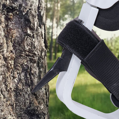 Tree Climbing Spikes, 1 Pair Aluminum Climbing Spurs, 350lbs Load Capacity Tree Climbing Gear with Straps and Spike Protectors, Arborist Equipment for Climbers, Hunting, Fruit Picking, White - Image 8