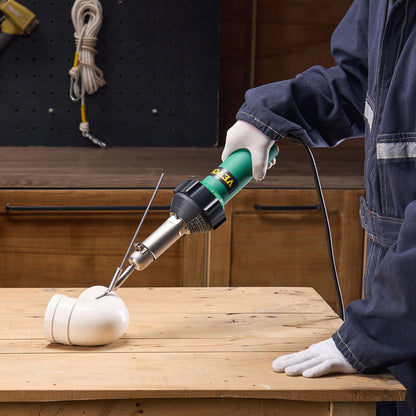 Hot Air Plastic Welder 1600W PVC TPO Vinyl Heat Gun Torch & 9 Accessories - Image 8