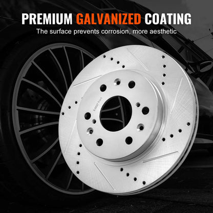 Front&Rear Rotors Disc Brake Pads Kit for 14-18 Chevy Silverado Gmc Sierra 1500 - Image 5