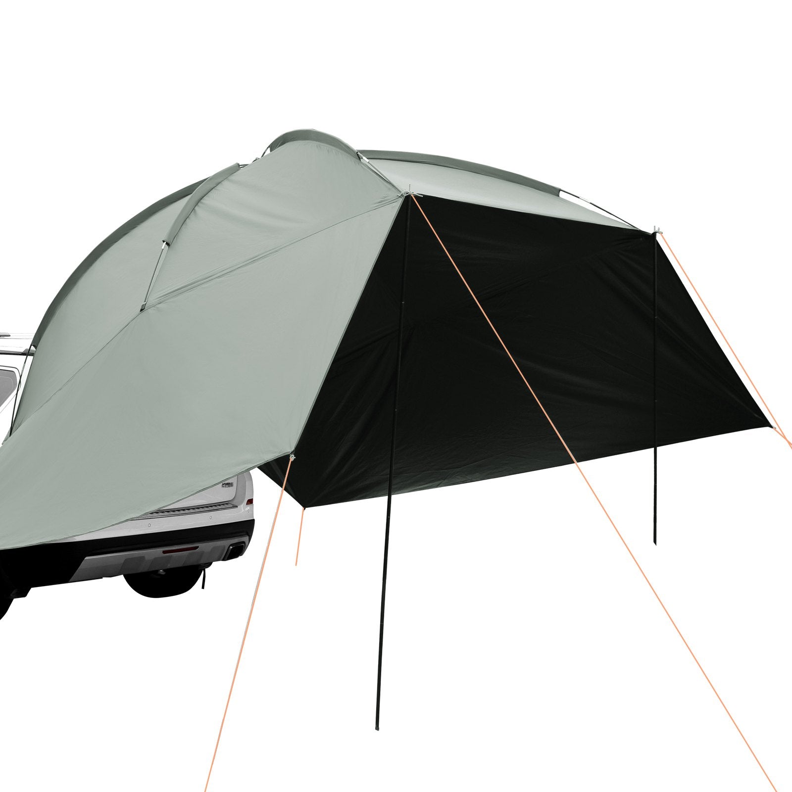 Vehicle Awning, Large 10' x 7' Shade Coverage Car Side Awning, PU2000mm UV50+ Car Awning with Extended Side Canopies and Portable Storage Bag, Suitable for Truck, SUV, Van, Campers - Image 9