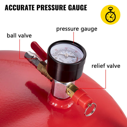 Waste Oil Drain Tank Portable Oil Drain 20 Gallon Air Operated Drainer - Image 4