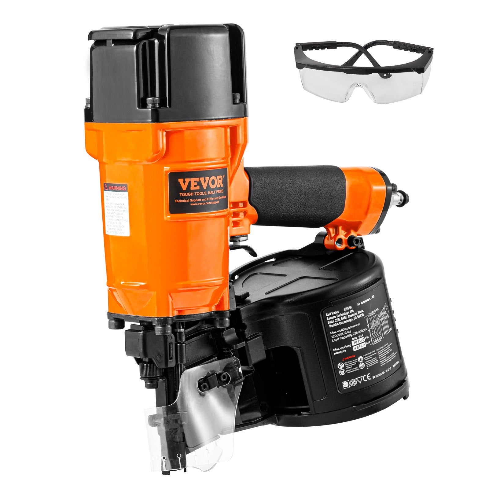 CN83N Coil Siding Nailer 50mm to 83mm 15 Degree Pneumatic Nail Gun - Image 9