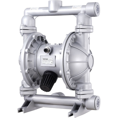 Air Operated Double Diaphragm Pump, 44GPM, Max 115PSI Air Waste Oil Pneumatic Transfer Pump with 2 Extra Diaphragms, 3.8cm Inlet & Outlet Aluminum Alloy Diaphragm Pump for Diesel Grease Oil - Image 9