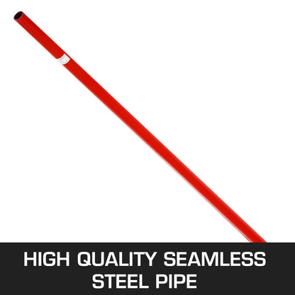 Prylever Bar 3T Capacity Steel Pry Lever Bar Heavy Duty with Wheels Prylever with 1.8 m Length Handle - Image 3