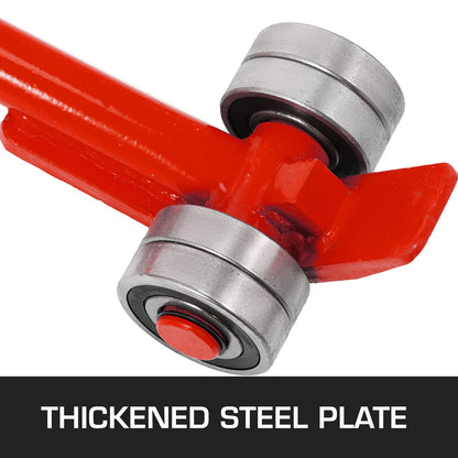 Prylever Bar 3T Capacity Steel Pry Lever Bar Heavy Duty with Wheels Prylever with 1.8 m Length Handle - Image 4