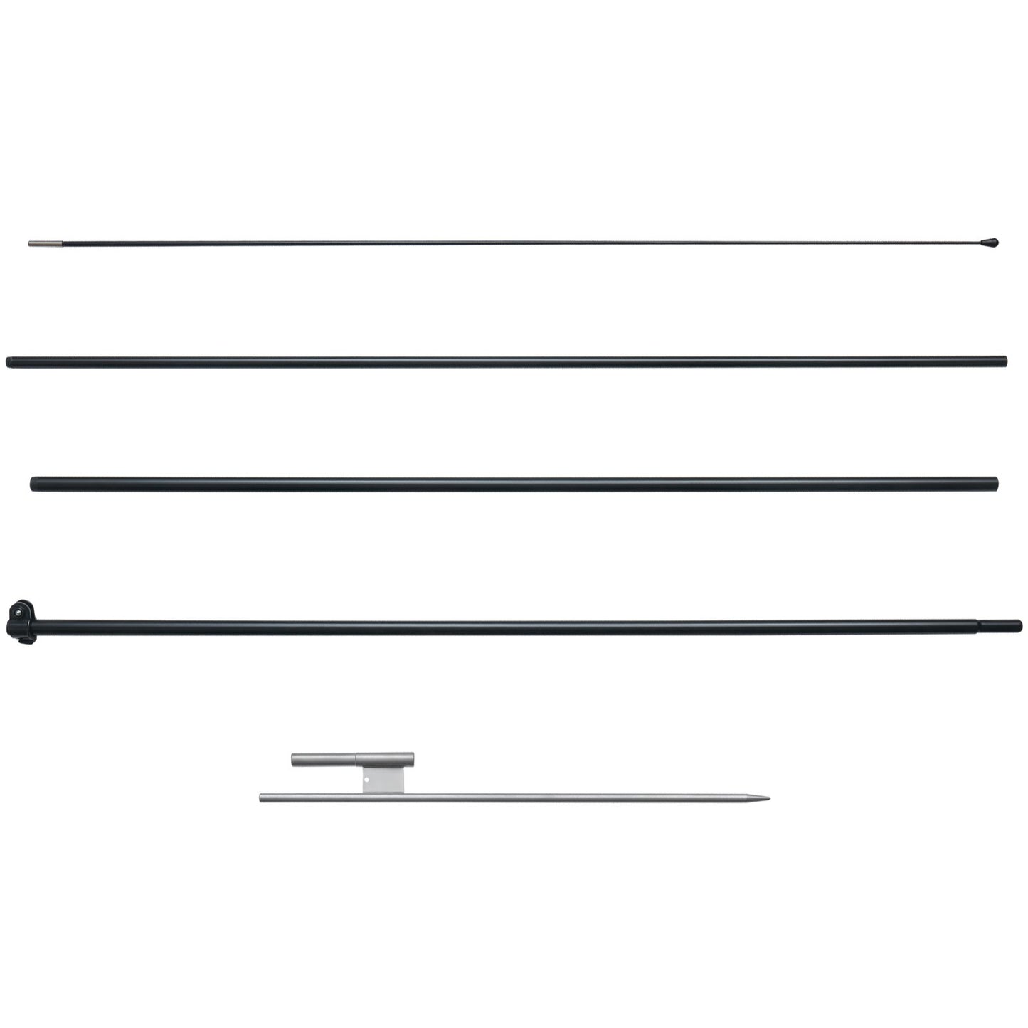 Feather Flag Pole Kit, Swooper Flag Pole Set 16.3 ft, Sign Flag Poles for Business Advertising Flags Outdoor, with A Ground Stake and Carrying Bag (Flag Not Included)