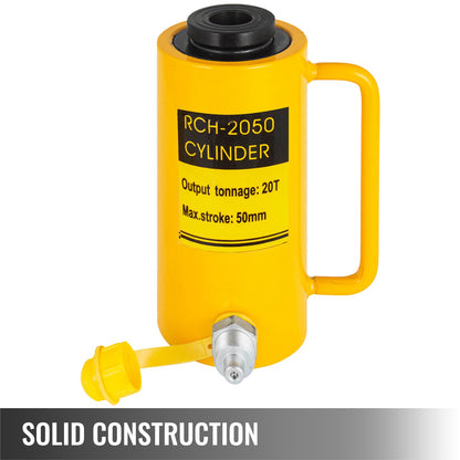 20T 2Inch Hydraulic Cylinder Jack Hollow Single Acting Hydraulic Ram Cylinder 50mm Hydraulic Lifting Cylinders (20T 2Inch Hollow) - Image 2