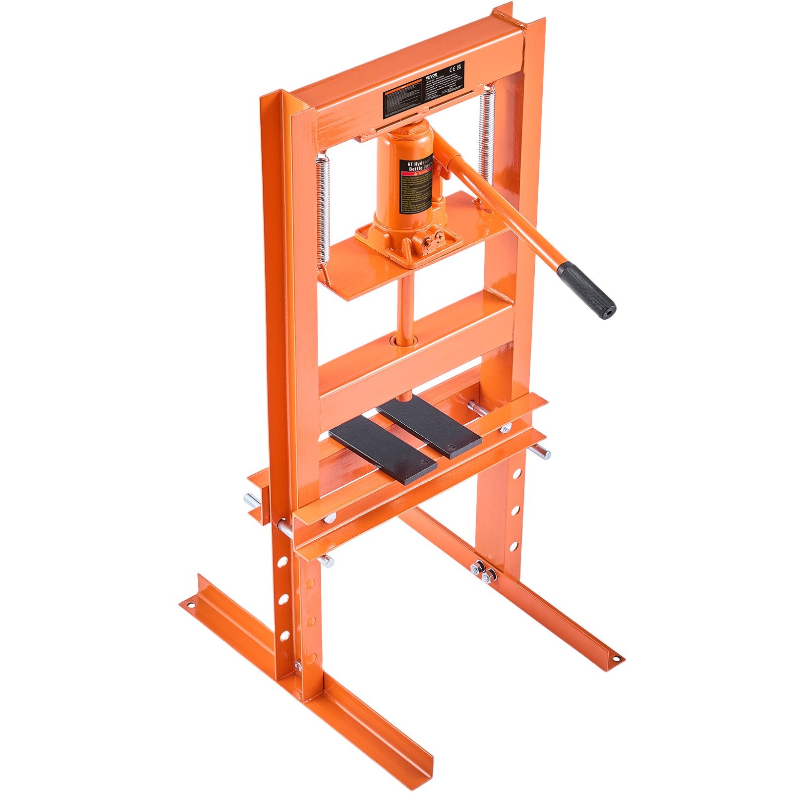 Hydraulic Shop Press 6 Ton with Press Plates H-Frame Benchtop Press Stand - Image 9