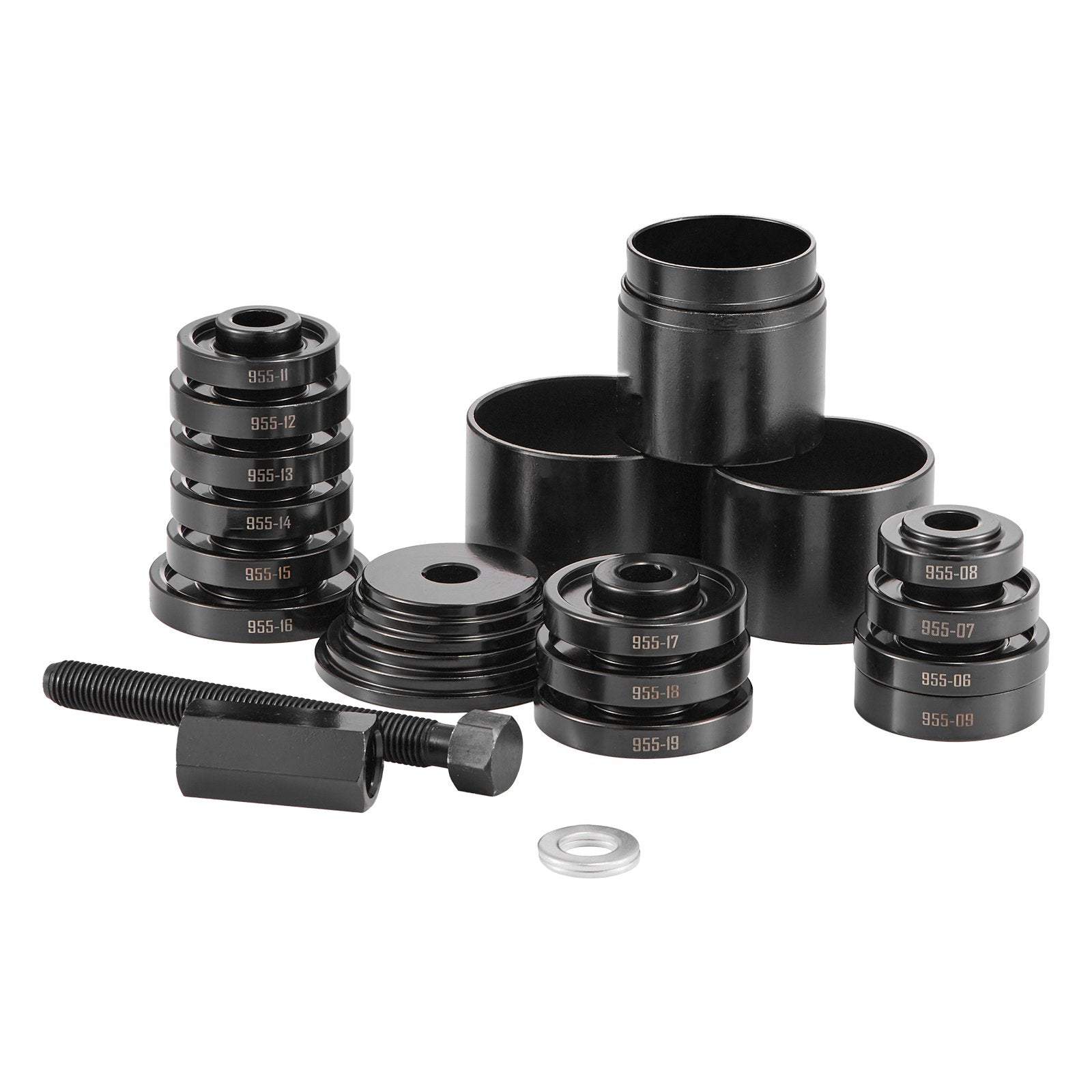 Wheel Bearing Press Kit, 23 PCS FWD Bearing Puller Tools, for Front Wheel Drive Bearing Removal and Installation, Wheel Bearing Tool with Sliding Screw, Bushings, Sleeve Plates, Storage Case - Image 9