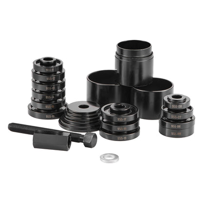 Wheel Bearing Press Kit, 23 PCS FWD Bearing Puller Tools, for Front Wheel Drive Bearing Removal and Installation, Wheel Bearing Tool with Sliding Screw, Bushings, Sleeve Plates, Storage Case - Image 9