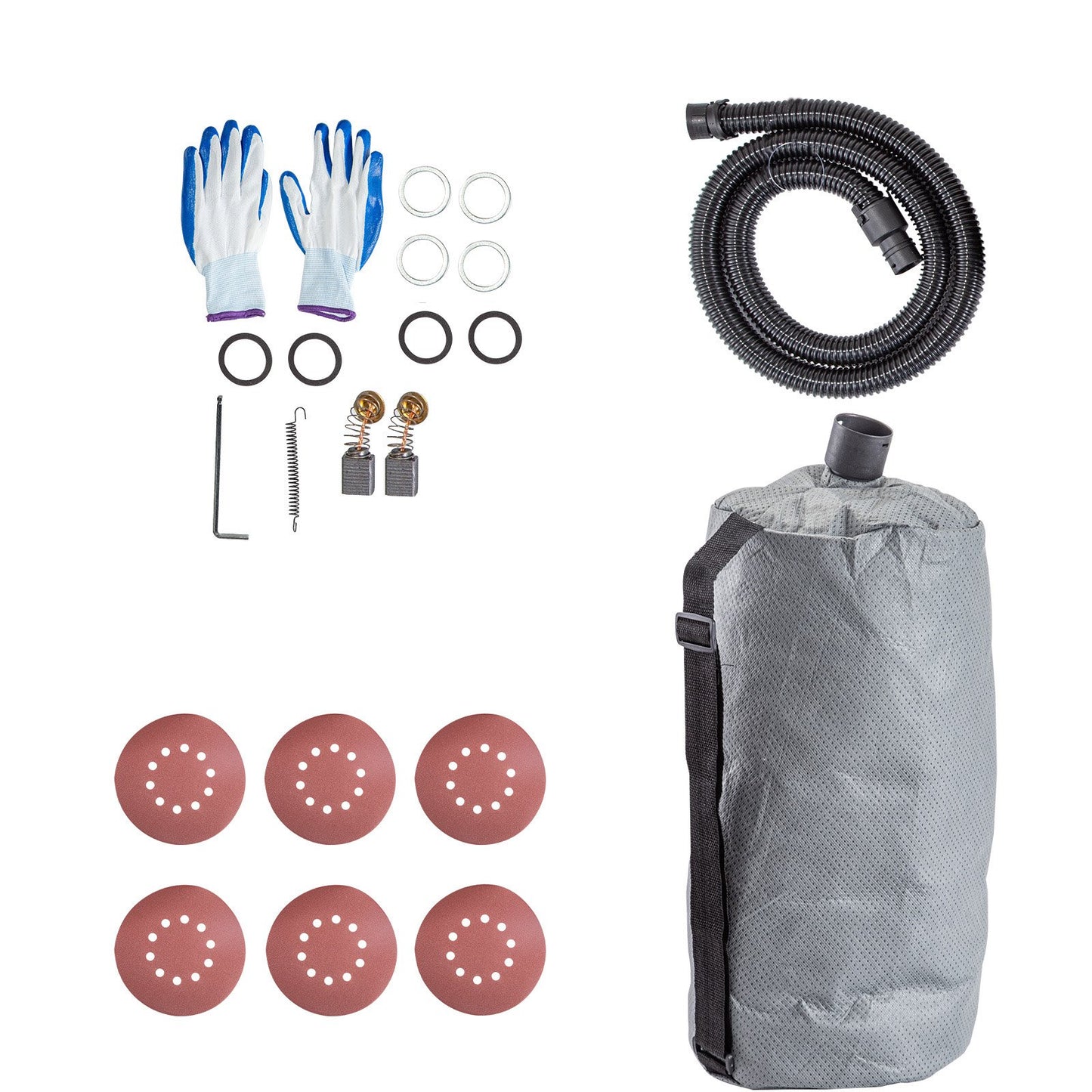 Drywall Sander 750W, Electric Drywall Sander, Foldable Sheetrock Sander, with Telescope Handle, Electric Sander, Variable Speed 800-1750 RPM, Wall Sander, with LED Strip Light and Vacuum Bag - Image 9