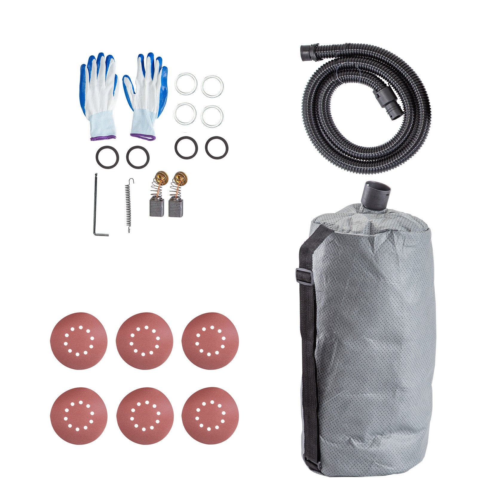 Drywall Sander 750W, Electric Drywall Sander, Foldable Sheetrock Sander, with Telescope Handle, Electric Sander, Variable Speed 800-1750 RPM, Wall Sander, with LED Strip Light and Vacuum Bag - Image 9