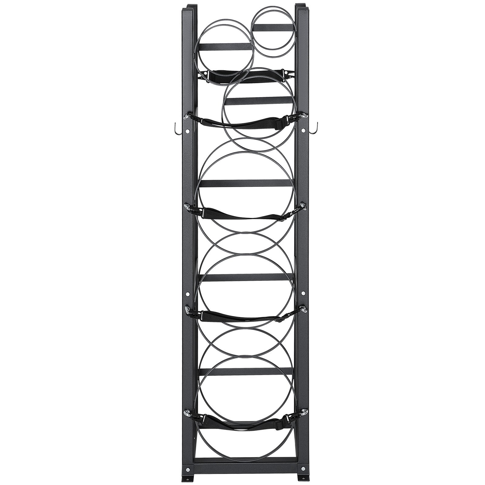 Refrigerant Tank Rack, with 3 x 30lbs and Other 3 Small Bottle Tanks, Cylinder Tank Rack 12.79x12.99x47.12 in, Refrigerant Cylinder Rack and Holders for Freon, Gases, Oxygen, Nitrogen - Image 9