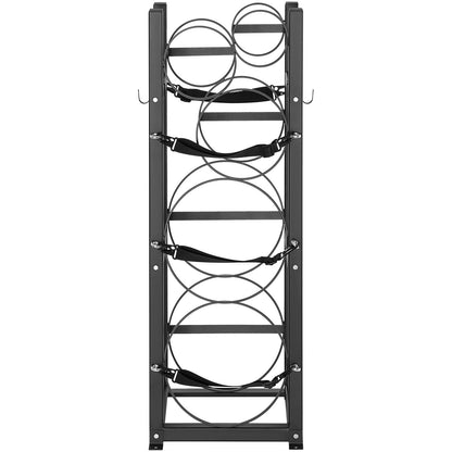 Refrigerant Tank Rack, with 2 x 30lbs and Other 3 Small Bottle Tanks, Cylinder Tank Rack 12.79x12.99x47.12 in, Refrigerant Cylinder Rack and Holders for Freon, Gases, Oxygen, Nitrogen - Image 9