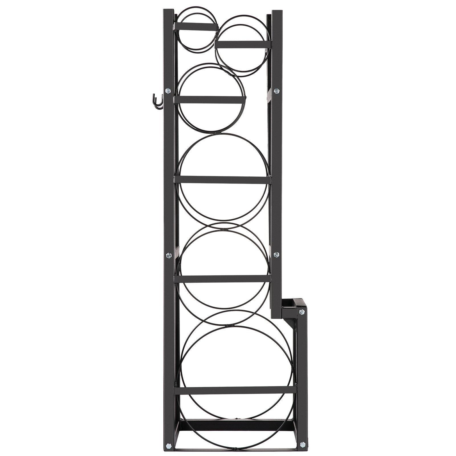 Refrigerant Tank Rack Cylinder Tank Rack w/ 1*50lb 2*30lb &3 Small Bottles - Image 9