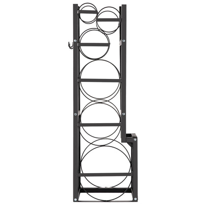 Refrigerant Tank Rack Cylinder Tank Rack w/ 1*50lb 2*30lb &3 Small Bottles - Image 9