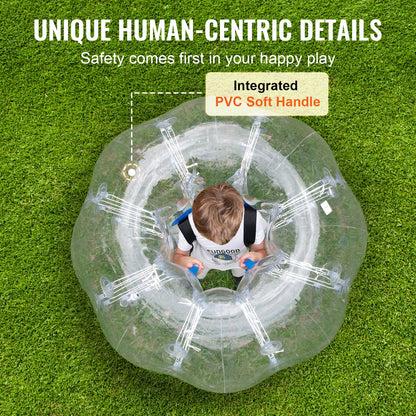 Inflatable Bumper Ball 1-Pack, 4FT/1.2M Body Sumo Zorb Balls for Teen & Adult, 0.8mm Thick PVC Human Hamster Bubble Balls for Outdoor Team Gaming Play, Bumper Bopper Toys for Garden, Yard, Park - Image 4