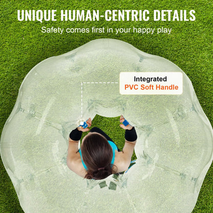 Inflatable Bumper Balls 2-Pack, 4FT/1.2M Body Sumo Zorb Balls for Teen & Adult, 0.8mm Thick PVC Human Hamster Bubble Balls for Outdoor Team Gaming Play, Bumper Bopper Toys for Garden, Yard, Park - Image 4