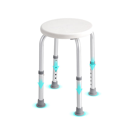 Shower Chair for Inside Shower, Adjustable Height Shower Stool, Non-Slip Bench Bathtub Seat Stool for Elderly Disabled Adults Handicap, 300 lbs Capacity - Image 9