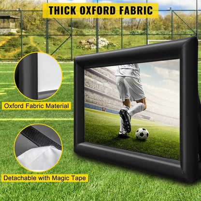 6x4m Inflatable Projector Screen Movie Screen Outdoor Theater w/Blower - Image 4