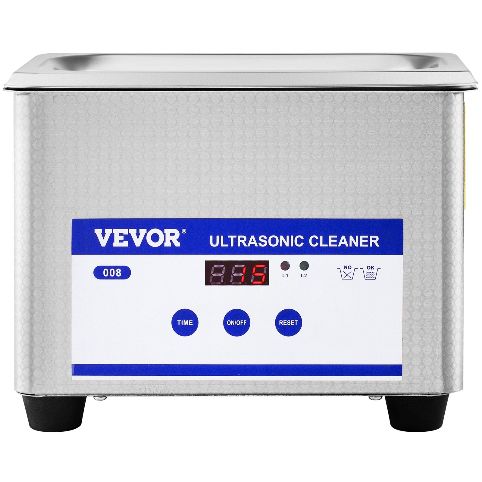 0.8L Professional Ultrasonic Cleaner 304 Stainless Steel Digital Lab Ultrasonic Cleaner with Timer for Jewelry Watch Glasses Circuit Board Dentures Small Parts Dental Instrument (0.8L) - Image 9