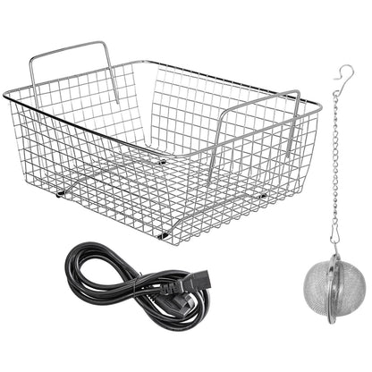 Digital Ultrasonic Cleaner 3L Ultrasonic Cleaning Machine 220V 50kHz Sonic Cleaner Machine 304 Stainless Steel Ultrasonic Cleaner Machine with Heater and Timer for Cleaning Jewelry Glasses Watch - Image 8
