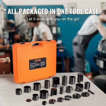 Ball Joint Press Kit, 25 pcsTool Kit, C-press Ball joint Remove and Install Tools, for Most 2WD and 4WD Cars, Heavy Duty Ball Joint Repair Kit for Automotive Repairing - Image 6