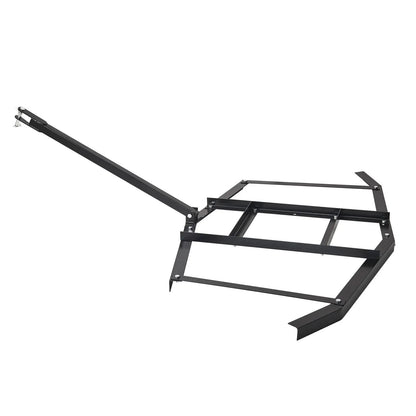 Drag Harrow, 66" Width Tow Behind Drag Harrow, Q235 Steel Driveway Grader with Adjustable Bars & Pin Hitch, Support up to 50 lbs, Tractor Driveway Harrow for ATVs, UTVs, Garden Lawn Tractors - Image 9