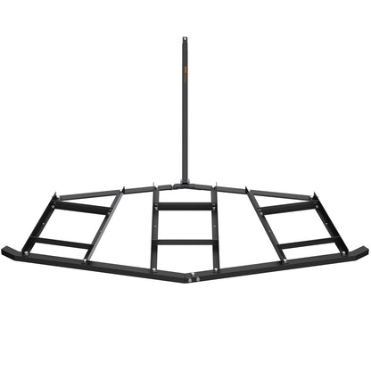Driveway Drag, 84" Width Tow Behind Drag Harrow, Q235 Steel Driveway Grader with Adjustable Bars, Support up to 50 lbs, Driveway Tractor Harrow for ATVs, UTVs, Garden Lawn Tractors - Image 9