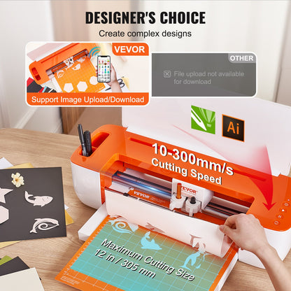 Vinyl Cutter Machine, Bluetooth Connectivity DIY Cutting Machine, Compatible with iOS, Android, Windows and Mac, Massive Designs Included, for Creating Customized Cards, Home Decor - Image 3