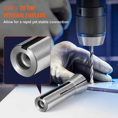 13 pcs Precision R8 Collet Set, 1/8'' - 7/8'', 45# Mill Collet Chuck 0.0012"/30μm TIR with 13 Labeled Storage Boxes, for Milling Machine Drill Presses Boring Machine Machining Center - Image 3