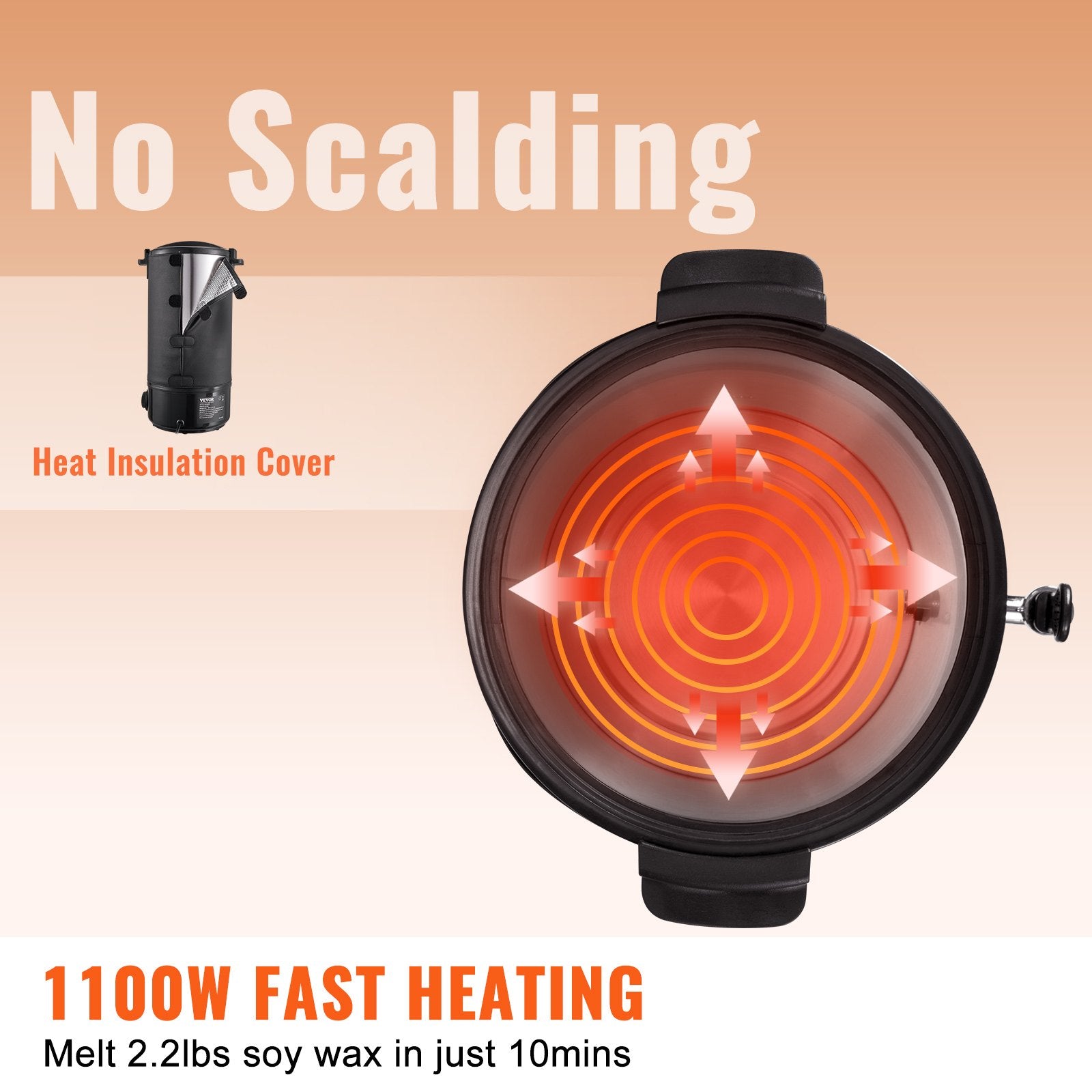 Wax Melter for Candle Making 10Liter Electric Pot Commercial or Home Use - Image 4