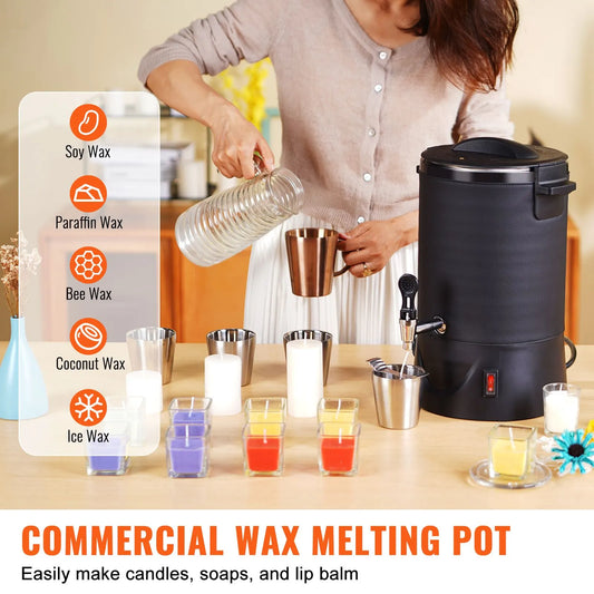 Wax Melter for Candle Making 6.5Liter Electric Pot Commercial or Home Use - Image 2