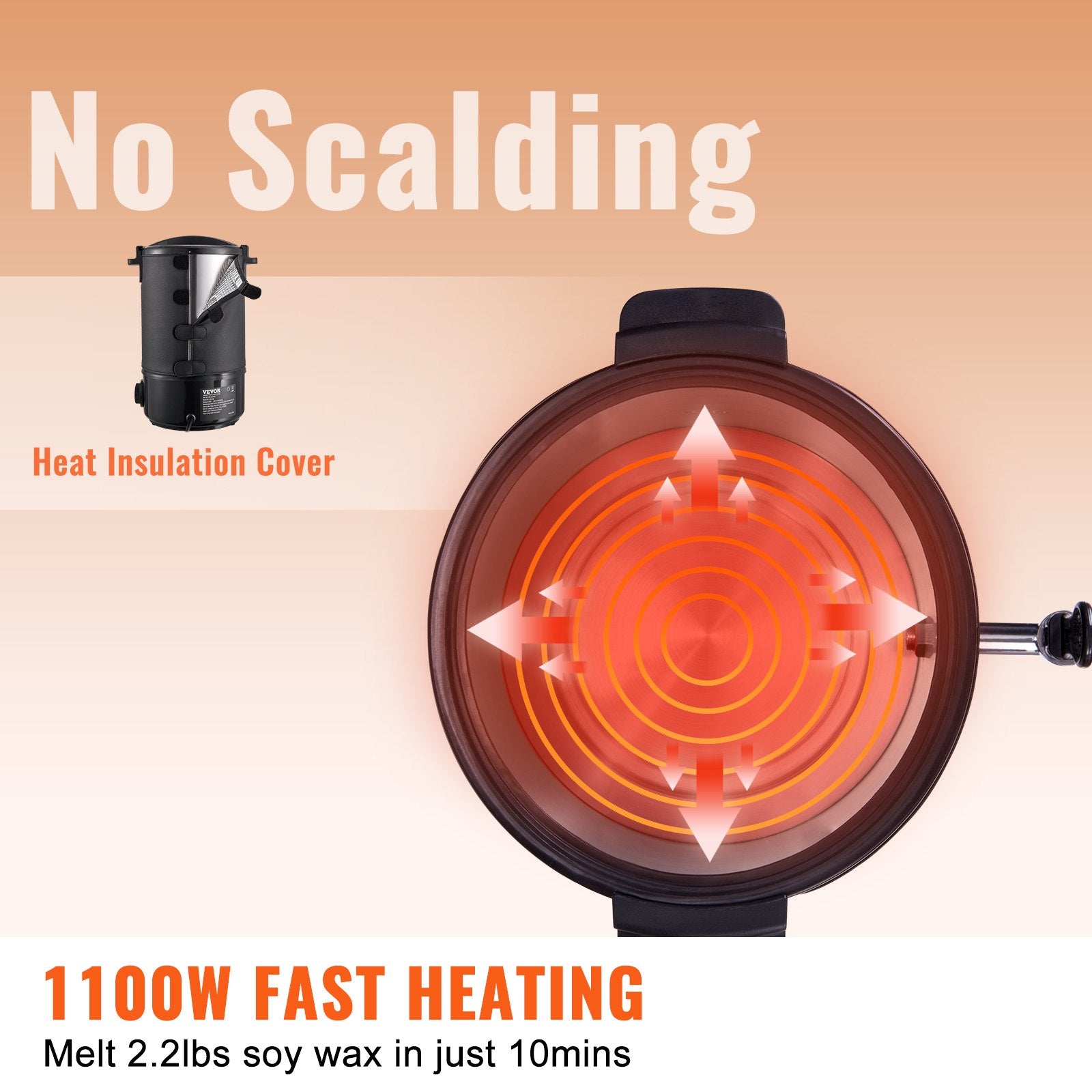 Wax Melter for Candle Making 6.5Liter Electric Pot Commercial or Home Use - Image 4