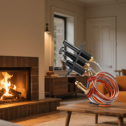 Gas Pilot Assembly, OE 485-510A,4021-736,2103-010 Fireplace Gas Pilot Assembly Kit, Natural Gas Ignition Replacement, Compatible with Quadra-Fire, Heat & Glo, Heatilator Models,Black - Image 8