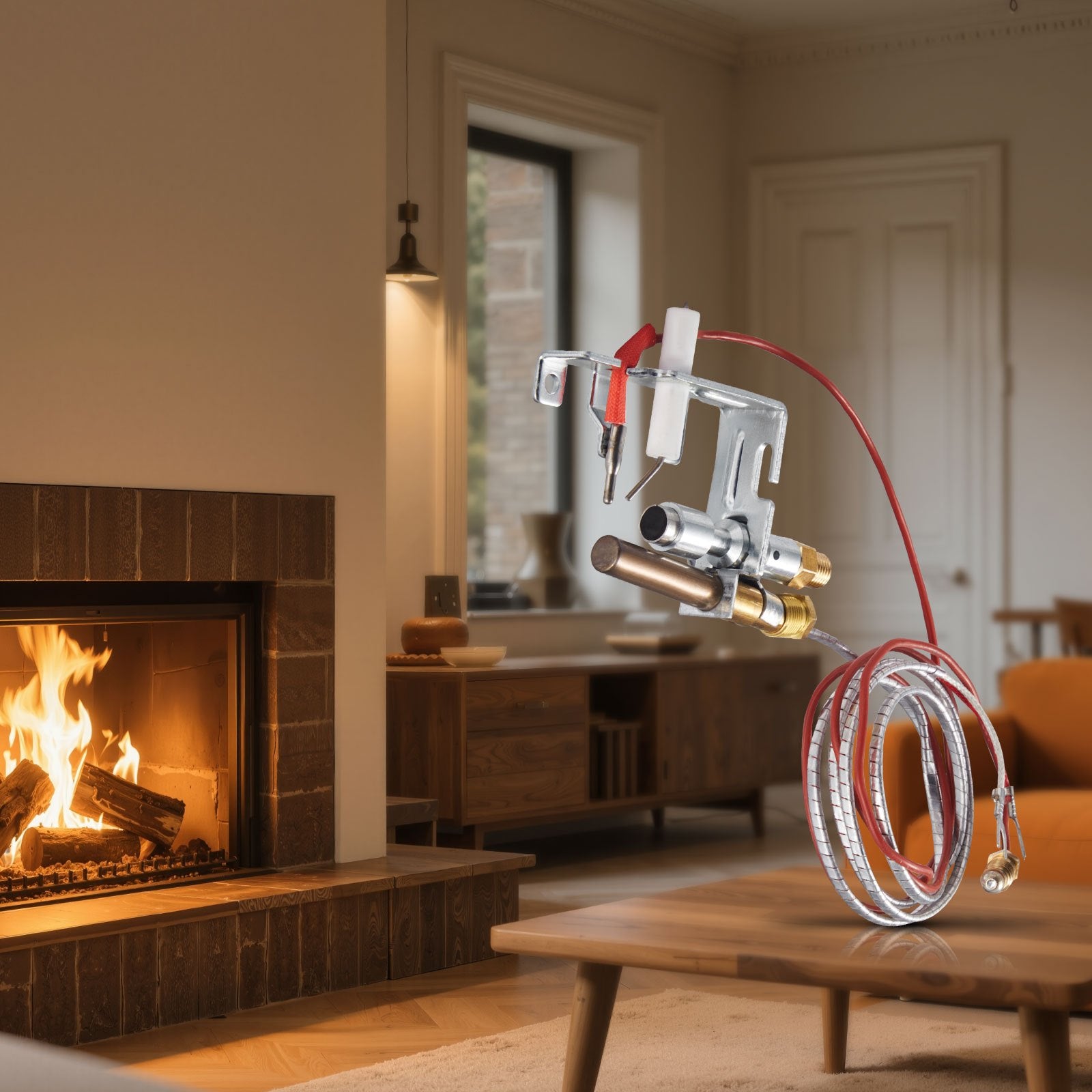 Gas Pilot Assembly, OE 103779-01, PP231, NG8218 Fireplace Natural Gas Ignition Replacement, Compatible with CIVF-25, CIVF-25CF, VFH-33M, VFH-33R, VFH-33T, VFHS-20R, VFSR-16, VFSR-18 Models - Image 8