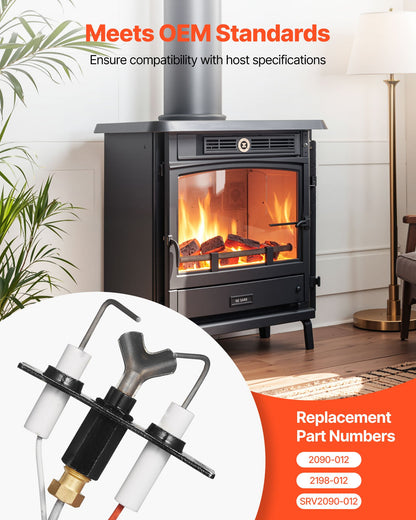 Gas Pilot Assembly, OE 2090-012, 2198-012, SRV2090-012 Fireplace Gas Pilot Assembly, Natural Gas Ignition Replacement, Fit Heatilator, Heat & Glo, Quadra-Fire, Outdoor Lifestyles, Majestic - Image 4