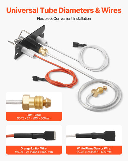 Gas Pilot Assembly, OE 2090-012, 2198-012, SRV2090-012 Fireplace Gas Pilot Assembly, Natural Gas Ignition Replacement, Fit Heatilator, Heat & Glo, Quadra-Fire, Outdoor Lifestyles, Majestic - Image 6