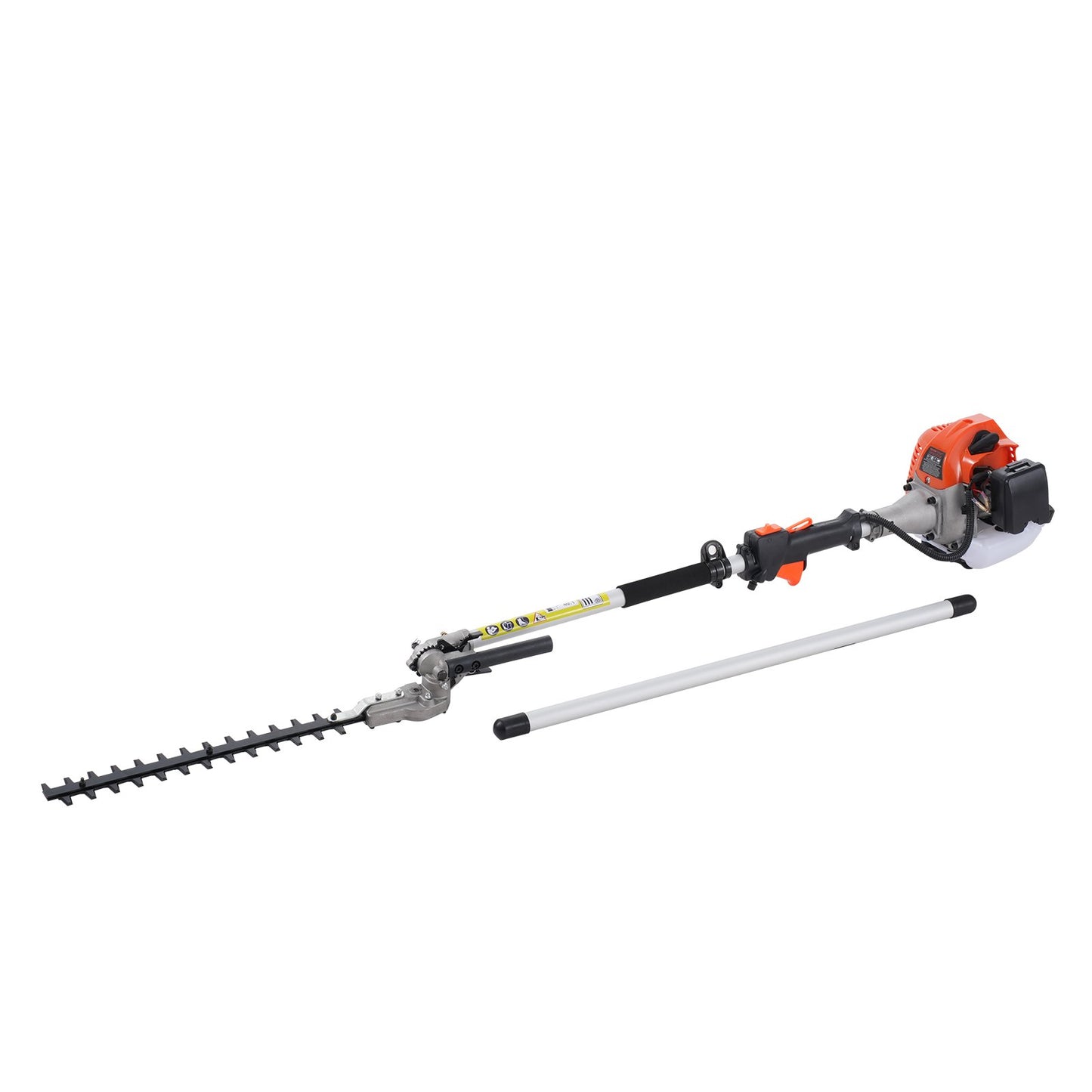 15.7-inch 26CC 2 Cycle Gas Hedge Trimmer, Gas Powered Pole Hedge Trimmer with Dual Sided Dual Action Blade, Adjustable Trimmer Head, Suitable for Trimming Shrubs, Bushes - Image 9