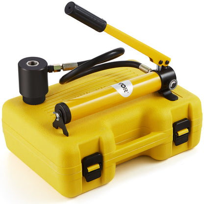 10 Ton Hydraulic Knockout Punch Kit, 1/2" to 2" Conduit Hole Cutter Set, KO Tool Kits with Puncher 6 Piece, Metal Sheet Driver Tools, For Aluminum, Brass, Stainless Steel, Fiberglass and Plastic - Image 9