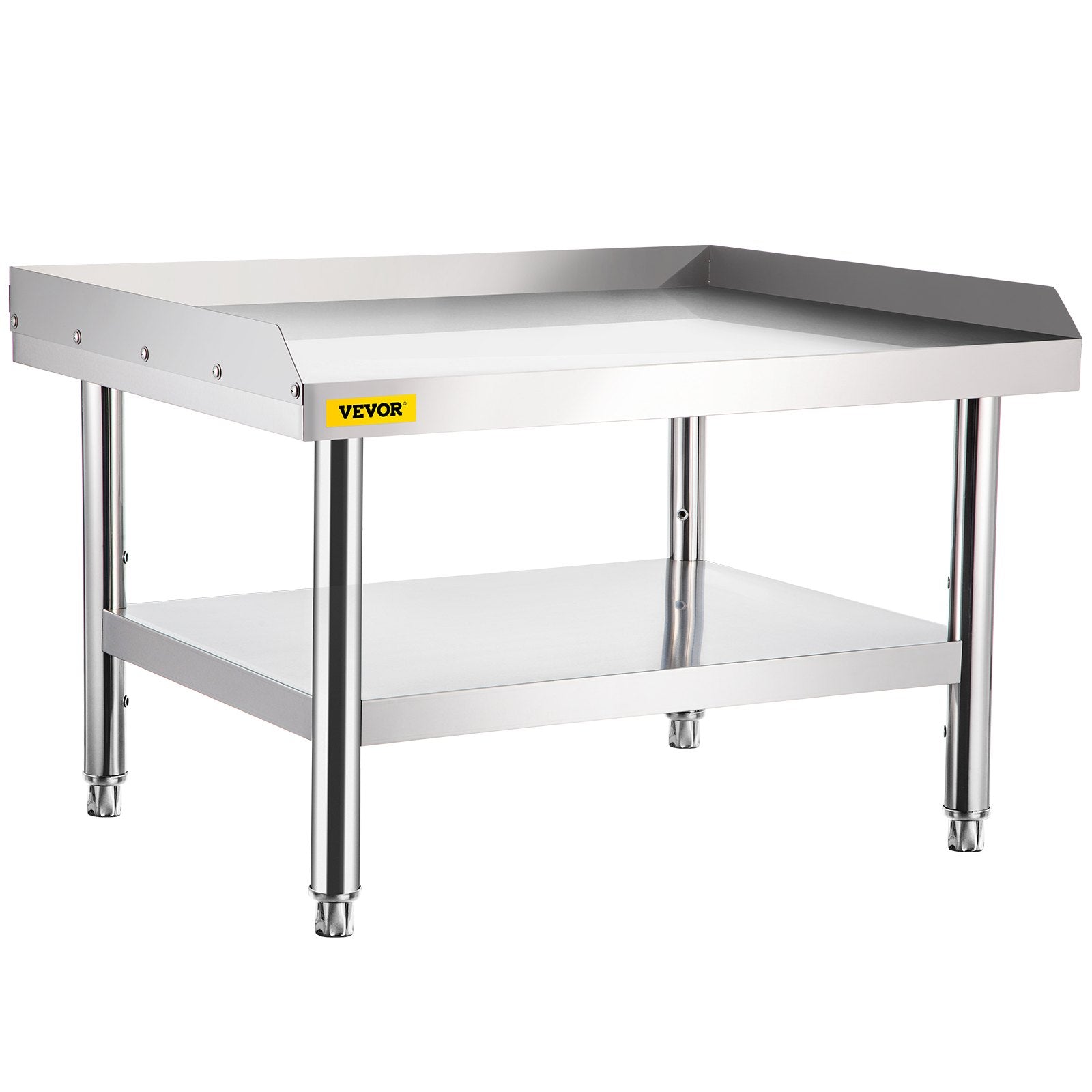 Stainless Steel Equipment Grill Stand, 122 x 76 x 61cm Stainless Table, Grill Stand Table with Adjustable Storage Undershelf, Equipment Stand Grill Table for Hotel, Home, Restaurant Kitchen - Image 9