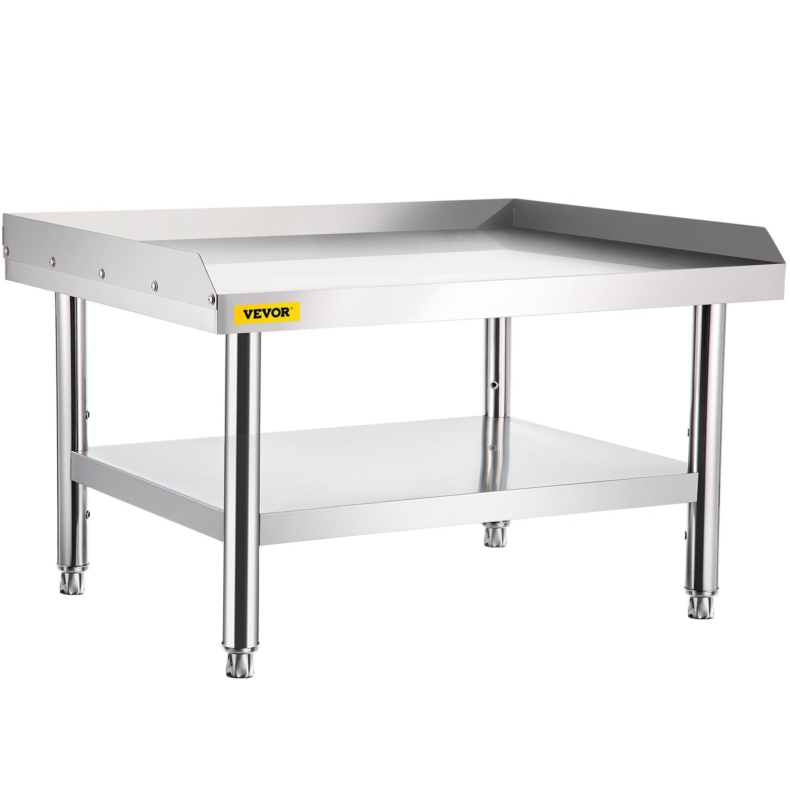 Stainless Steel Equipment Grill Stand, 152x76x61 cm Stainless Table, Grill Stand Table with Adjustable Storage Undershelf, Equipment Stand Grill Table for Hotel, Home, Restaurant Kitchen - Image 9